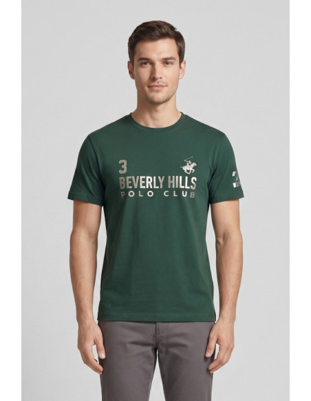 Beverly Hills Polo Club t-shirt in jersey di cotone TS416080 [1102c8ac]