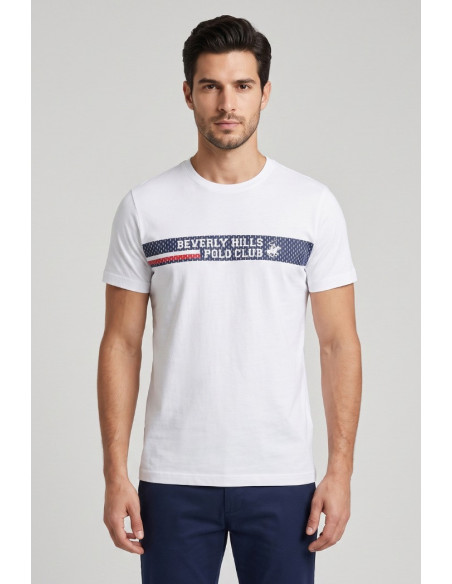 Beverly Hills Polo Club t-shirt in jersey di cotone TS416061 [ebb8a635]