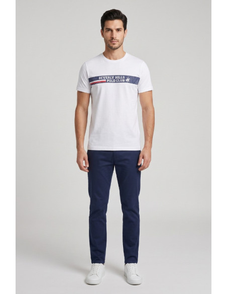 Beverly Hills Polo Club t-shirt in jersey di cotone TS416061 [8583243c]