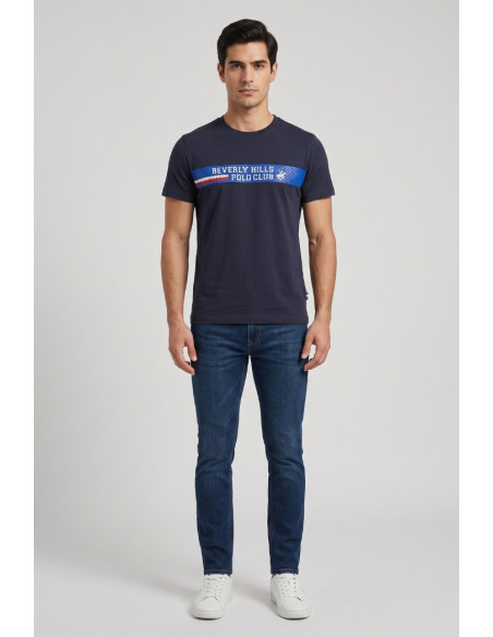 Beverly Hills Polo Club t-shirt in jersey di cotone TS416061 [1e9d9e3a]