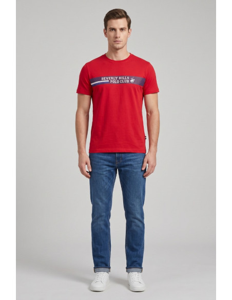 Beverly Hills Polo Club t-shirt in jersey di cotone TS416061 [3445e3cf]