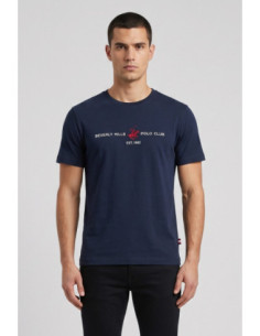 Beverly Hills Polo Club t-shirt con logo ricamato TS450033 [f8b1641e]