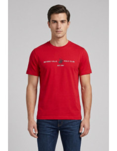 Beverly Hills Polo Club t-shirt con logo ricamato TS450033 [d26919eb]