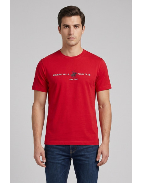 Beverly Hills Polo Club t-shirt con logo ricamato TS450033 [d26919eb]