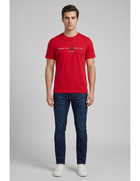 Beverly Hills Polo Club t-shirt con logo ricamato TS450033 [bc529be2]
