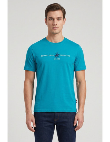 Beverly Hills Polo Club t-shirt con logo ricamato TS450033 [004d79d1]