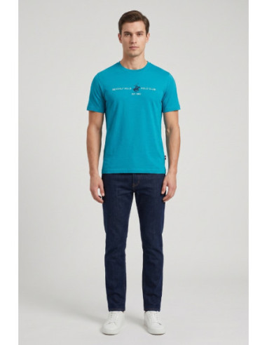Beverly Hills Polo Club t-shirt con logo ricamato TS450033 [6e76fbd8]