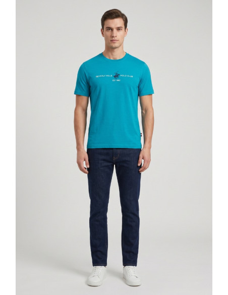 Beverly Hills Polo Club t-shirt con logo ricamato TS450033 [6e76fbd8]