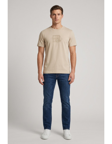 Beverly Hills Polo Club t-shirt in jersey di cotone TS450042 [b17a736f]