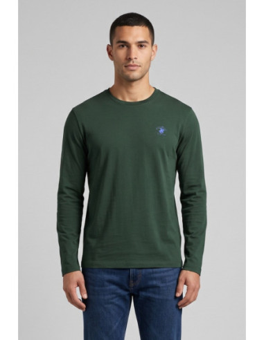 Beverly Hills Polo Club t-shirt a manica lunga con logo ricamato TS450048 [32b8a612]
