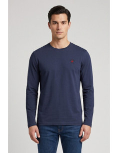 Beverly Hills Polo Club t-shirt a manica lunga con logo ricamato TS450048 [835e5570]