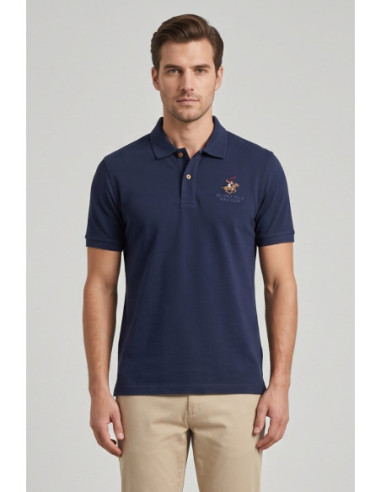 Beverly Hills Polo Club polo in jersey di misto lino P450105 [e1fab995]