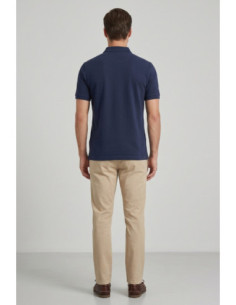 Beverly Hills Polo Club polo in jersey di misto lino P450105 [e1fab995] 2