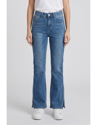Influencer jeans 5 tasche in denim flare 03P102 [6a910e1d]