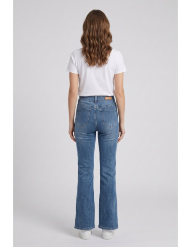 Influencer jeans 5 tasche in denim flare 03P102 [b3b74d10]