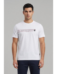Beverly Hills Polo Club t-shirt in cotone con stampa frontale TS450036 [1ba2f603]