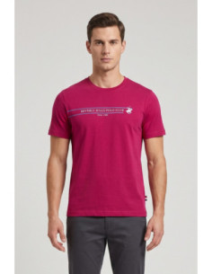 Beverly Hills Polo Club t-shirt in cotone con stampa frontale TS450036 [ec91cfe0]