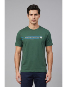Beverly Hills Polo Club t-shirt in cotone con stampa frontale TS450036 [9915b081]