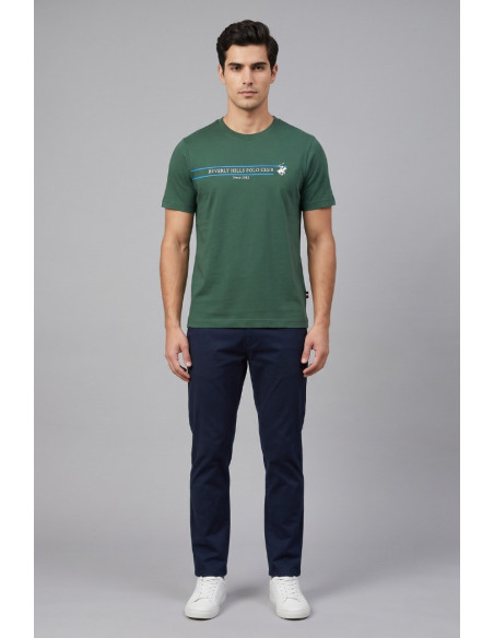 Beverly Hills Polo Club t-shirt in cotone con stampa frontale TS450036 [f72e3288]