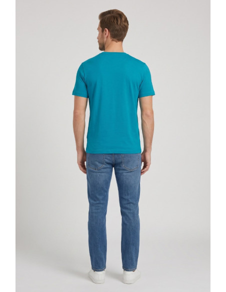 Beverly Hills Polo Club t-shirt in cotone con stampa frontale TS450036 [05efb663]