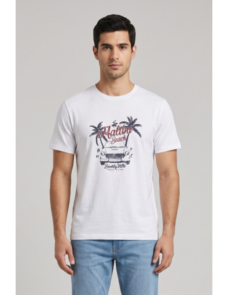 Beverly Hills Polo Club t-shirt in jersey di cotone TS450038 [0b8d0659]