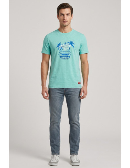 Beverly Hills Polo Club t-shirt in jersey di cotone TS450038 [9ef17c22]