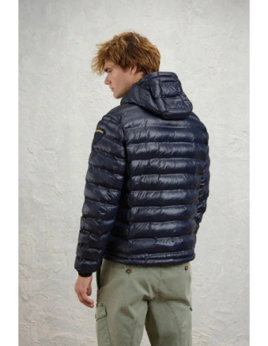 Blauer giubbetto termosaldato con cappuccio Charles 26WBLUC02218-007284 [88f73daf]