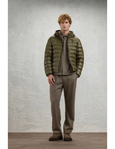 Blauer giubbetto termosaldato con cappuccio Charles 26WBLUC02218-007284 [c5922e48]