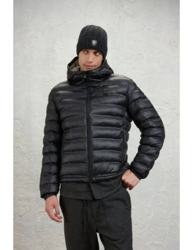 Blauer giubbetto termosaldato con cappuccio Charles 26WBLUC02218-007284 [e1cd7c28]