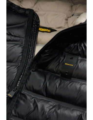 Blauer giubbetto termosaldato con cappuccio Charles 26WBLUC02218-007284 [8aa6b93f]