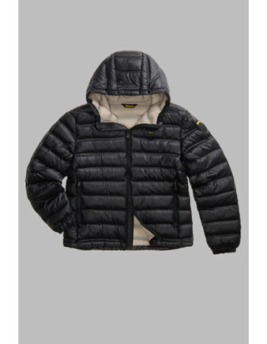 Blauer giubbetto termosaldato con cappuccio Charles 26WBLUC02218-007284 [3dbb783b]