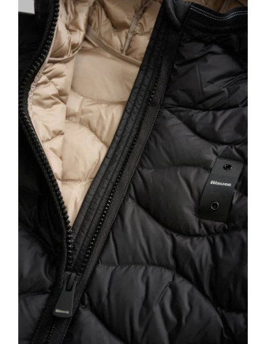 Blauer piumino ad onde Camelia 26WBLDC03033-006047 [e284617e]