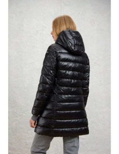 Blauer piumino lungo micro rip Adelaide 26WBLDK02073-006648 [a0d3b752]