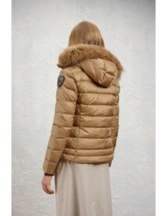 Blauer piumino a righe con cappuccio Arcadia 26WBLDC03038-006047 [75e0f525] 2