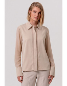 Fracomina camicia regular in mix di tessuti FY26ST6041W41201 [ad5a7498]