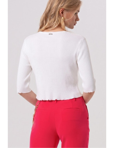 Fracomina maglia cropped a costine FR26ST7008K52401 [fec5d2fb]