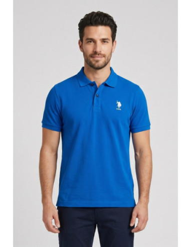 US Polo ASSN polo in piquet di cotone Flyn US43197004 [54299c7e]