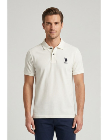 US Polo ASSN polo in piquet di cotone Flyn US43197004 [c3a60801]