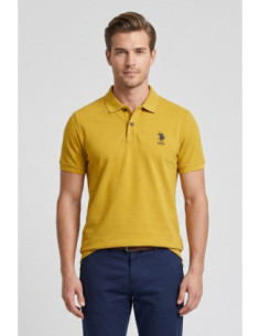 US Polo ASSN polo in piquet di cotone Flyn US43197004 [4dd50e55]