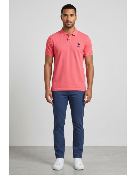 US Polo ASSN polo in piquet di cotone Flyn US43197004 [3f5f151b]