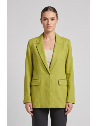 Influencer blazer misto lino 03T0004 [be652d74]