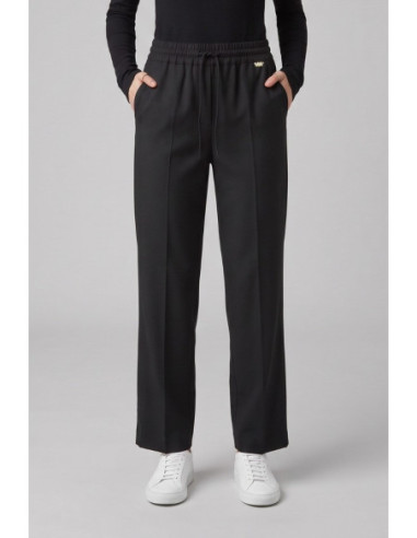 Markup pantalone straight in flanella di misto viscosa mw25107 [f245407d]
