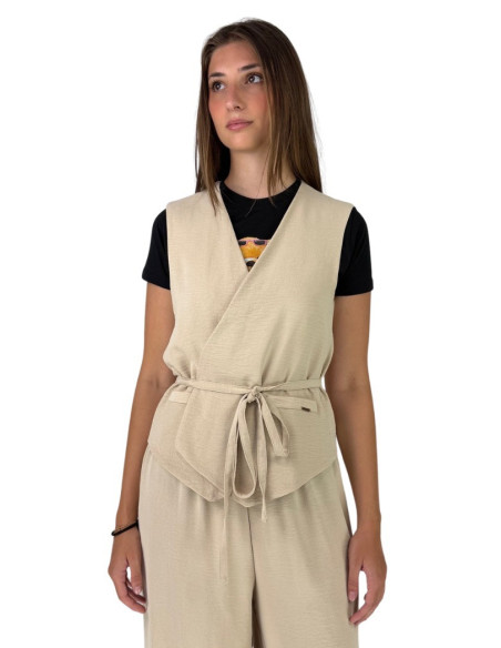 Maidoma gilet ad incrocio con laccio PE25F183/MA8388 [0e12c263]