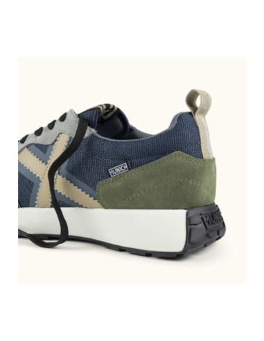 Munich sneaker allacciata con logo Xemine 108 8907108 [314c8ef7]
