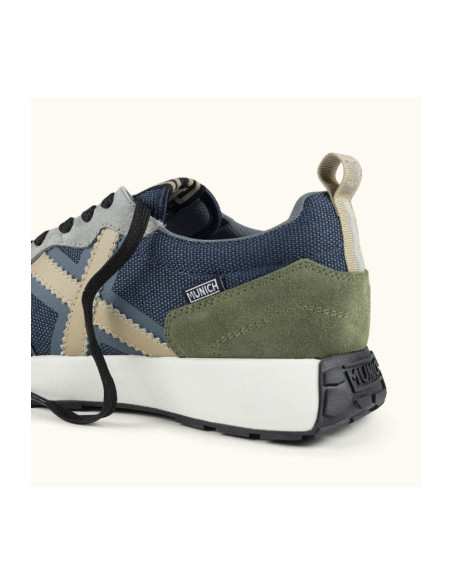 Munich sneaker allacciata con logo Xemine 108 8907108 [314c8ef7]
