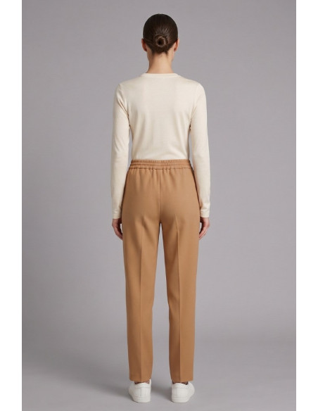 Markup pantalone straight in flanella di misto viscosa MW25107 [8c77cb82]