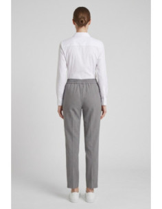 Markup pantalone straight in flanella di misto viscosa mw25107 [aac84640] 2