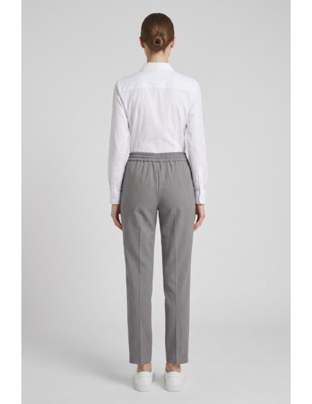 Markup pantalone straight in flanella di misto viscosa MW25107 [73ee054d]