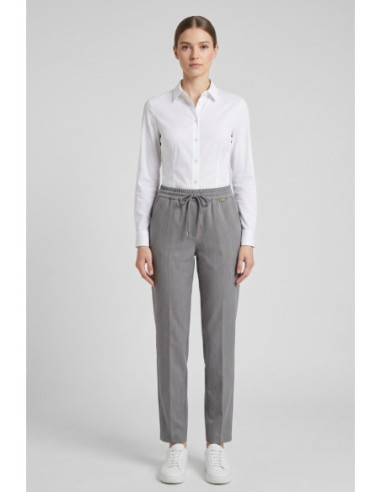 Markup pantalone straight in flanella di misto viscosa MW25107 [c4f3c449]