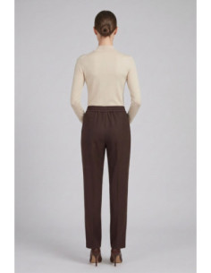 Markup pantalone straight in flanella di misto viscosa mw25107 [8045551a] 2